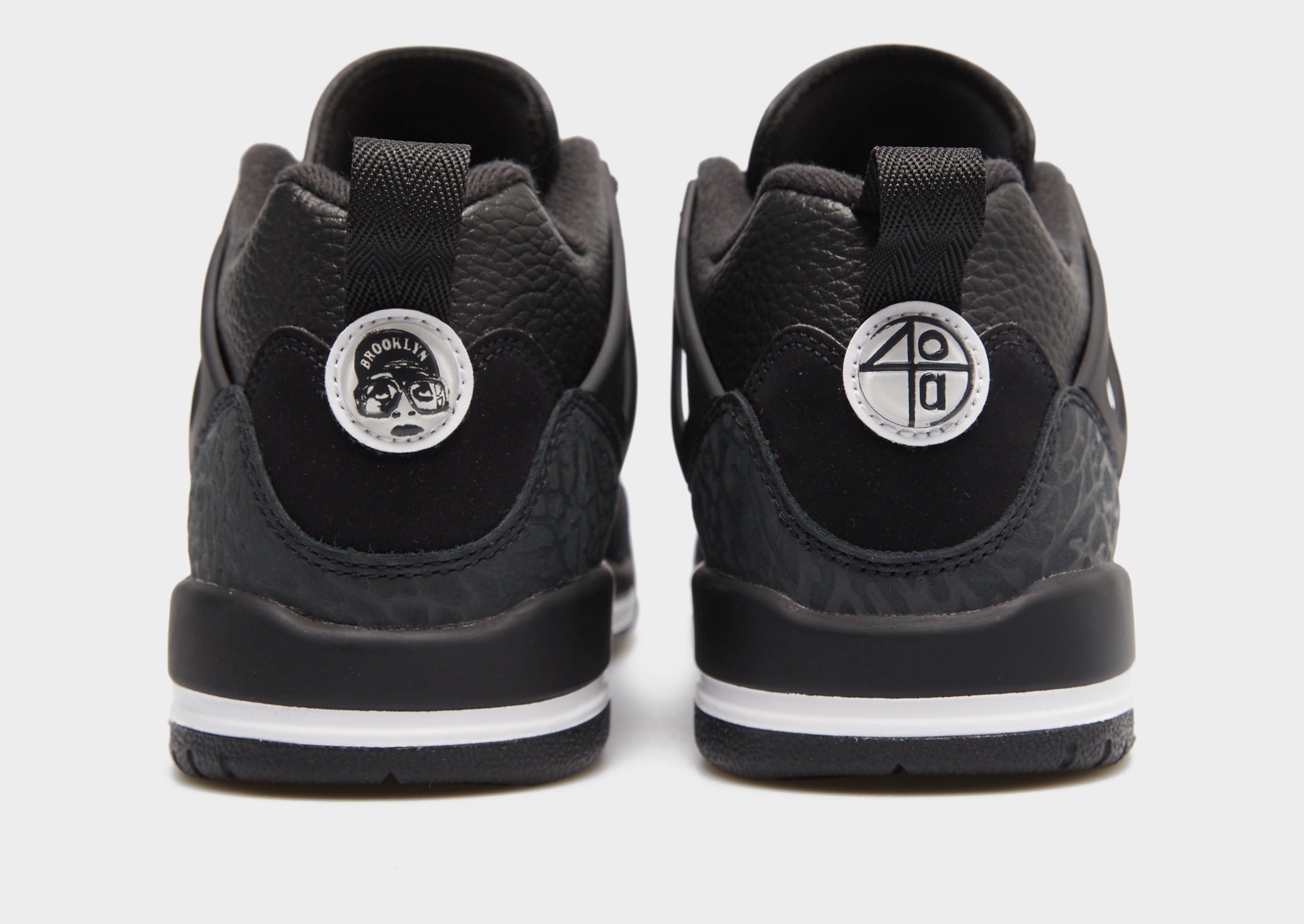 Buty sneakersy dla dzieci JORDAN SPIZIKE LOW BG FQ3950-010 Czarny