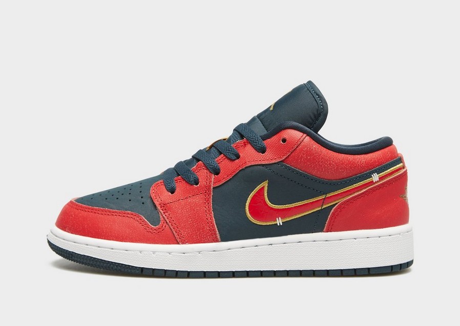 Detské tenisky AIR JORDAN 1 LOW SE (GS) FQ7380-400 Červená