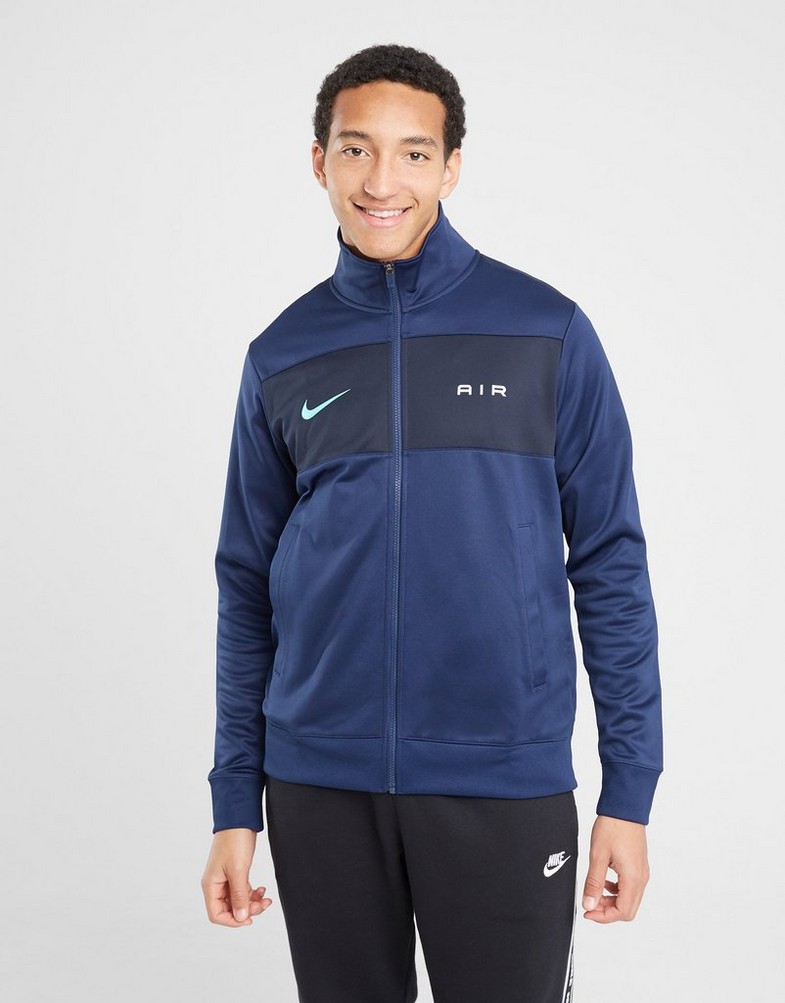 Férfi pulóverek NIKE PULÓVER CIPZÁRAS NSW SW AIR TRACKTOP CVS BB FQ8808-410 Fekete