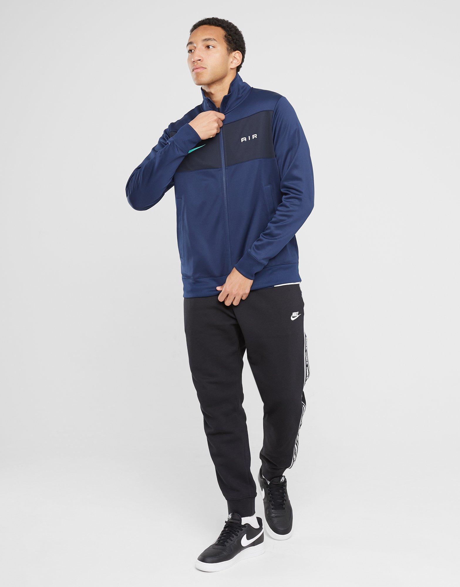 Bluză pentru bărbați NIKE BLUZĂ NSW SW AIR TRACKTOP CVS BB FQ8808-410 Negru