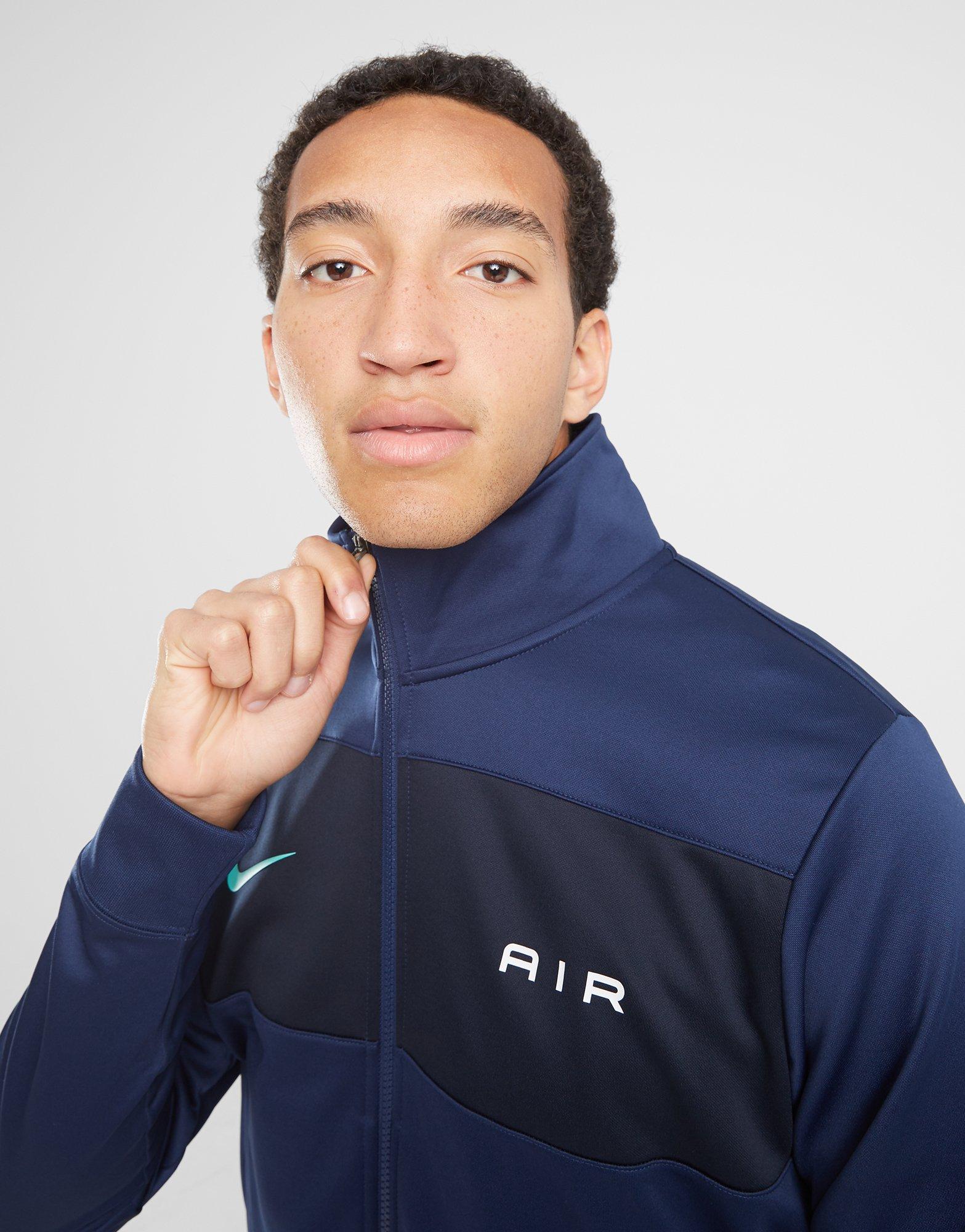 Bluză pentru bărbați NIKE BLUZĂ NSW SW AIR TRACKTOP CVS BB FQ8808-410 Negru