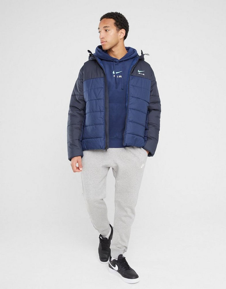 Чоловічі кофти NIKE КОФТА З КАПЮШОНОМ NSW SW AIR HOODY ФЛІС FLC FQ8810-410 Чорний