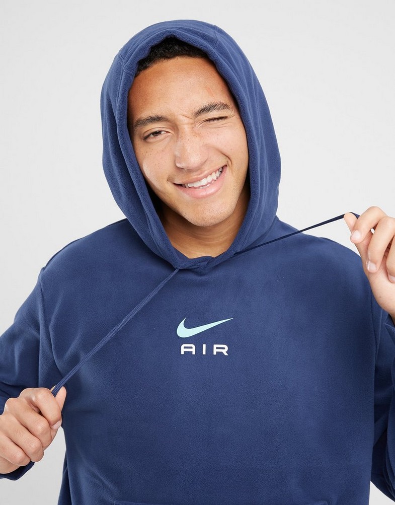 Чоловічі кофти NIKE КОФТА З КАПЮШОНОМ NSW SW AIR HOODY ФЛІС FLC FQ8810-410 Чорний