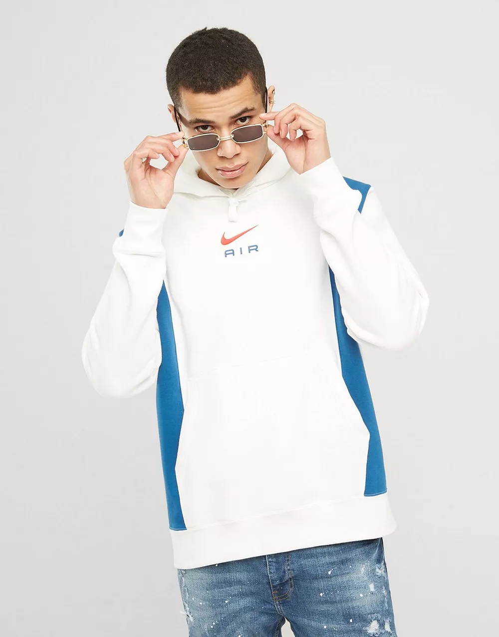 NIKE КОФТА З КАПЮШОНОМ M NSW SW   AIR PO HOODY FLC BB AIR PA, фото 1 з 4