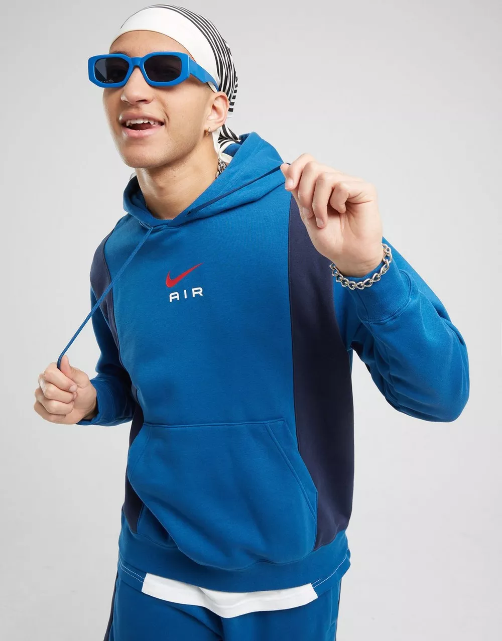 NIKE КОФТА З КАПЮШОНОМ M NSW SW   AIR PO HOODY FLC BB AIR PA, фото 1 з 5