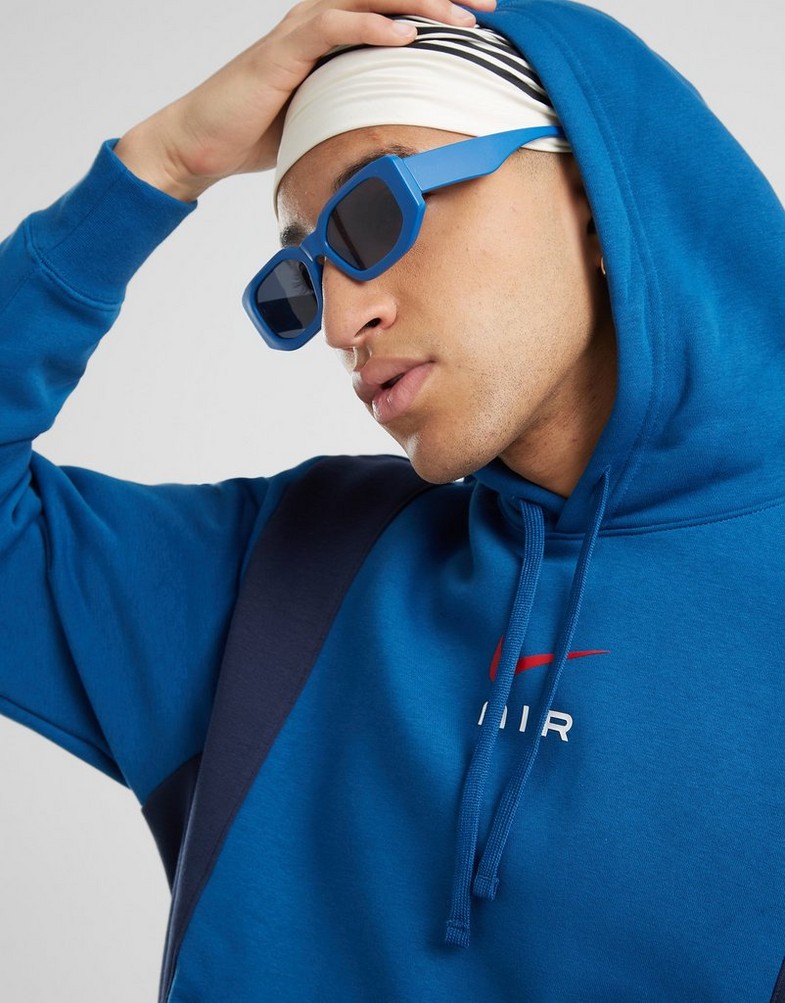 Férfi pulóverek NIKE PULÓVER KAPUCNIS M NSW SW AIR PO HOODY FLC BB AIR PACK FV0167-476 Kék