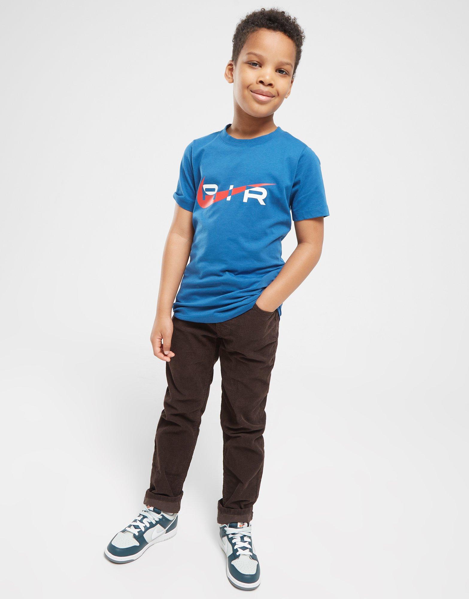 Detské tričko NIKE TRIČKO B NSW N AIR TEE B FV2343-476 Tmavě modrá