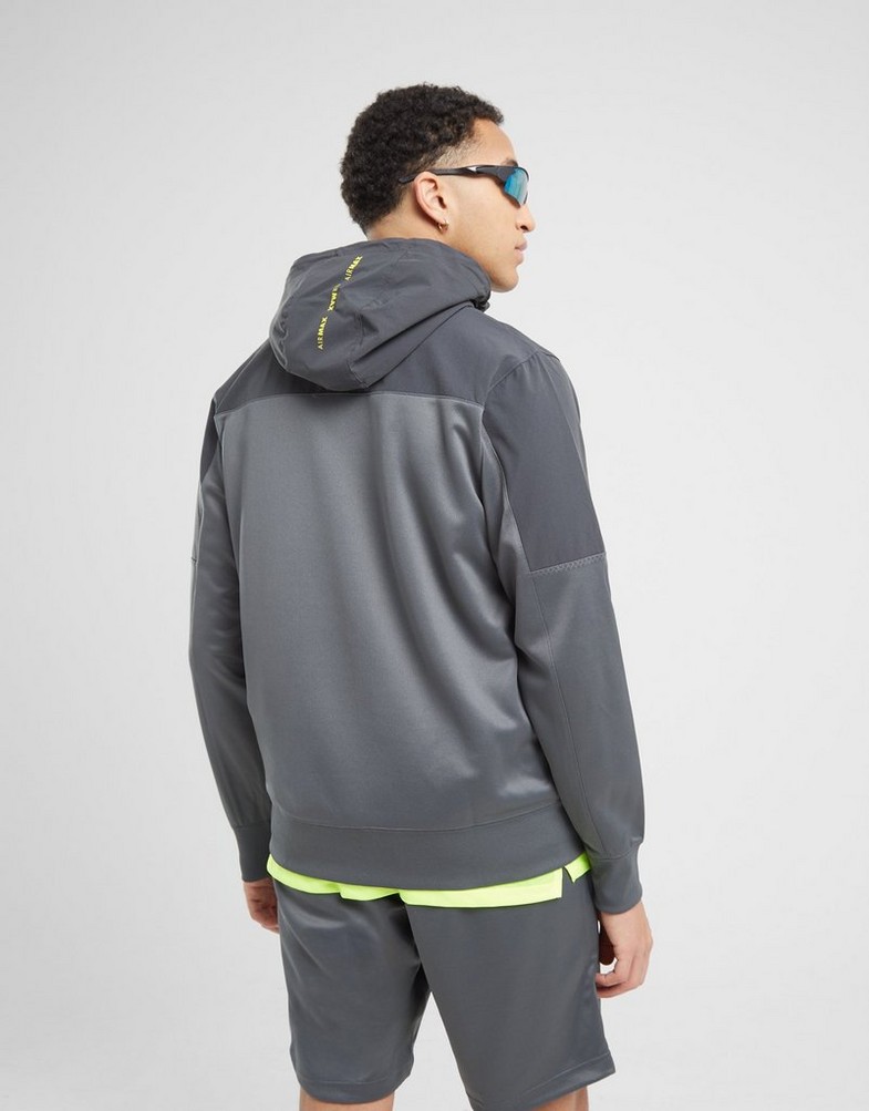 Bluza męska NIKE BLUZA Z KAPTUREM M NSW AIR MAX PK FZ HOODIE AIR MAX FV5443-068 Szary
