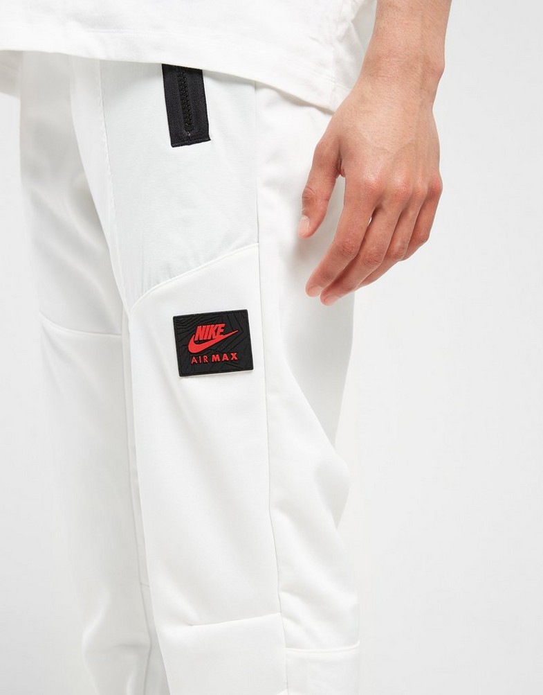 Pantaloni pentru bărbați NIKE PANTALONI  MAX PK PANT WHT/RED PANTS FV5445-100 Alb