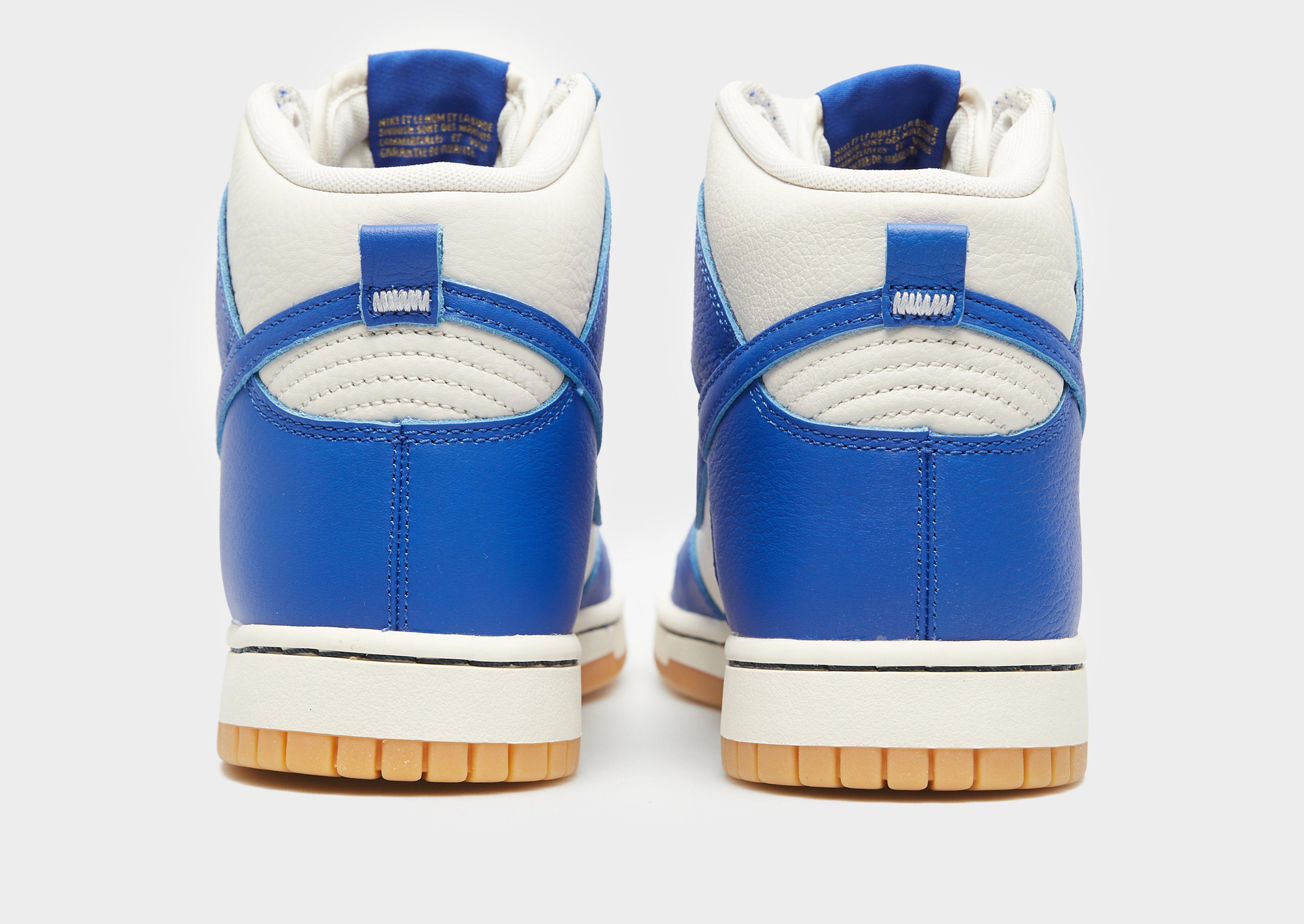 Buty sneakersy męskie NIKE DUNK HI RETRO SE FV6612-001 Niebieski