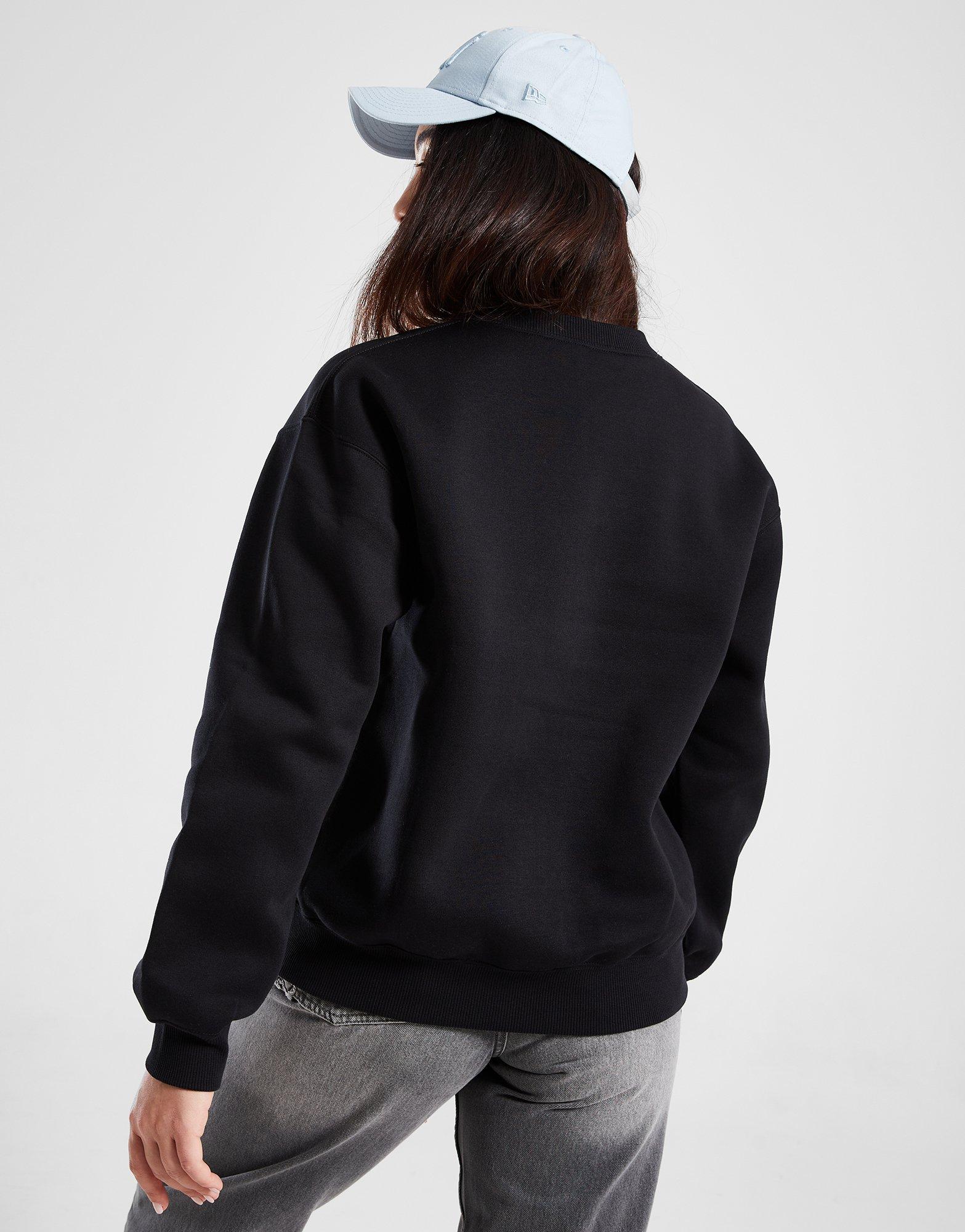 Női pulóver JORDAN PULÓVER W BRKLN FLC CREW 24 FV7074-010 Fekete