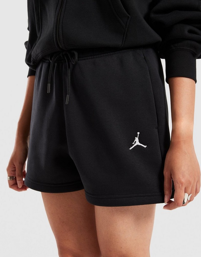 Pantaloni scurți pentru femei JORDAN PANTALONI SCURȚI W J BRKLN FLC SHORT 24 FV7080-010 Negru