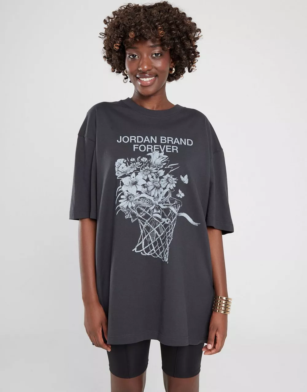 Jordan ФУТБОЛКА W JORDAN SS OS GFX TEE BQ, фото 1 з 5