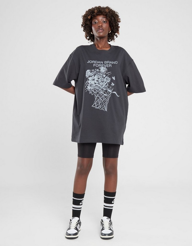 Koszulka, t-shirt damski T SHIRT W JORDAN SS OS GFX TEE BQ FV7119-045 Czarny