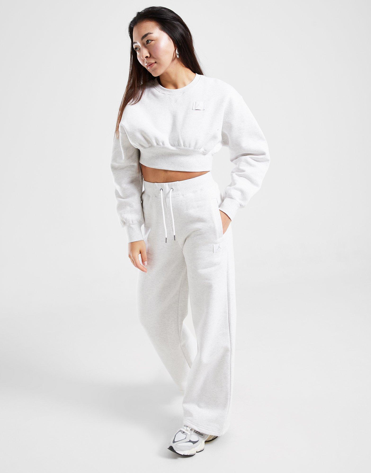 Női pulóver JORDAN PULÓVER W J FLT FLC NOV TOP 24 FV7152-051 Szürke