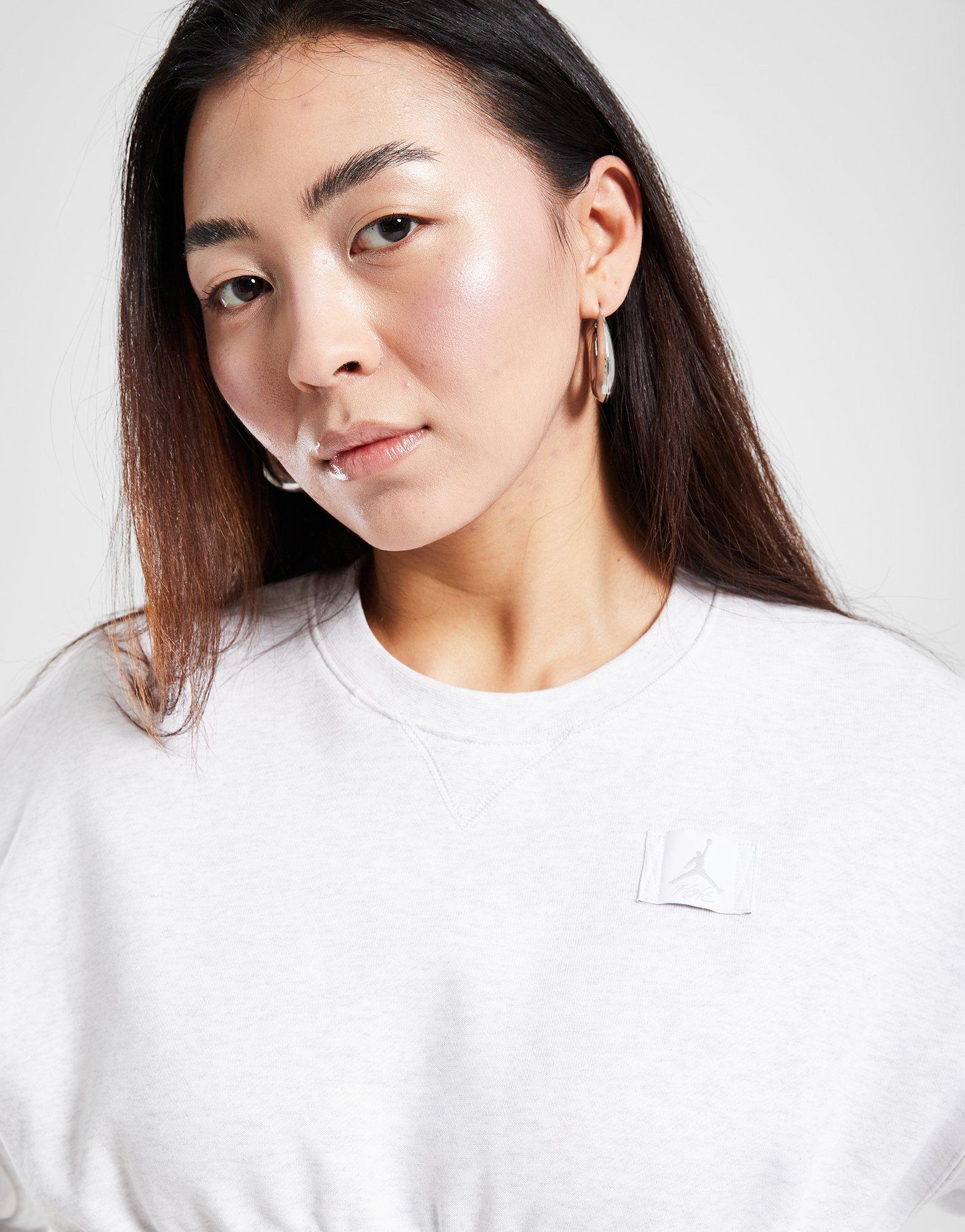 Női pulóver JORDAN PULÓVER W J FLT FLC NOV TOP 24 FV7152-051 Szürke