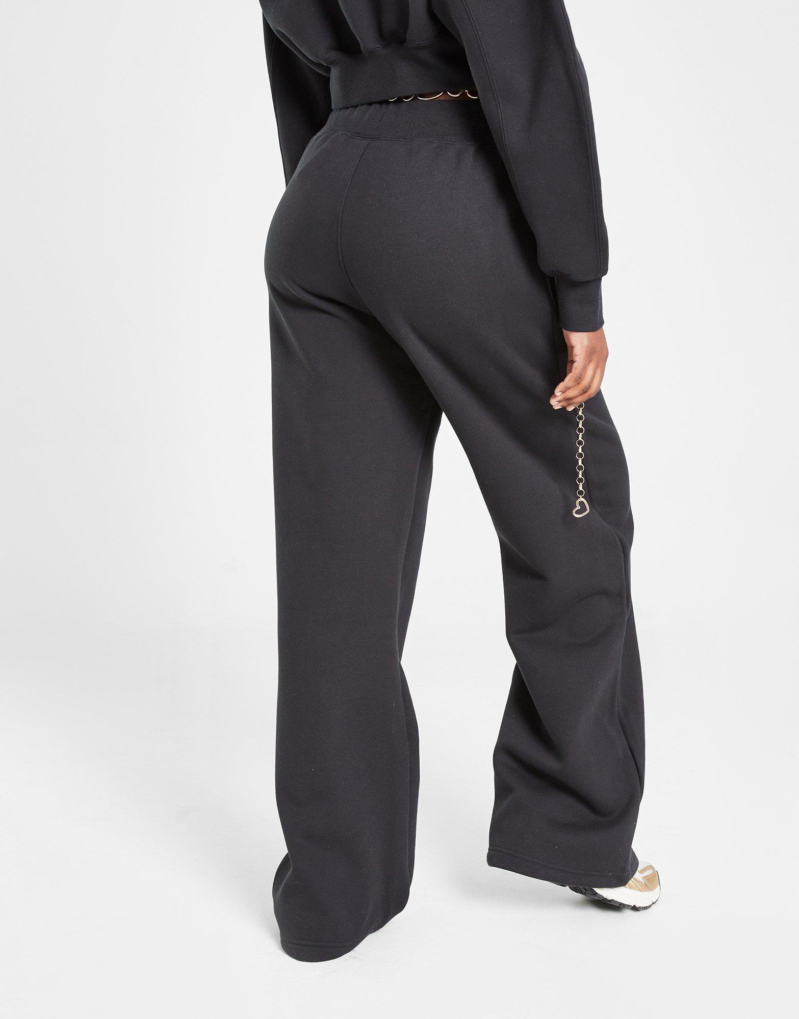 Dámske nohavice JORDAN NOHAVICE  W J FLT FLC NOV PNT 24 FV7155-010 Čierna