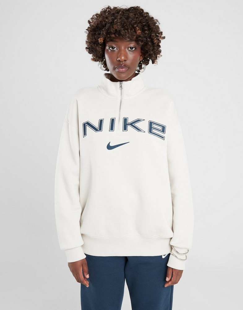 Bluza damska NIKE BLUZA ROZPINANA W NSW PHNX FLC OOS LOGO QZ