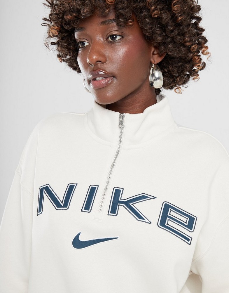 Bluza damska NIKE BLUZA ROZPINANA W NSW PHNX FLC OOS LOGO QZ