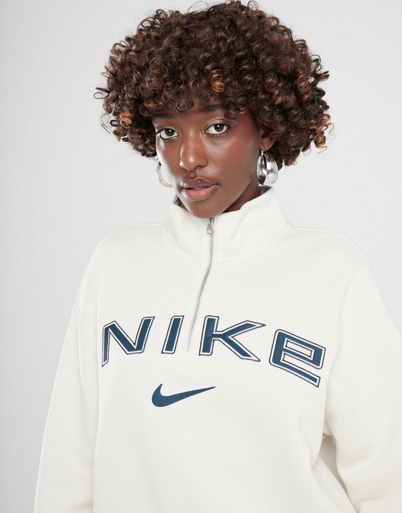 Bluza damska NIKE BLUZA ROZPINANA W NSW PHNX FLC OOS LOGO QZ