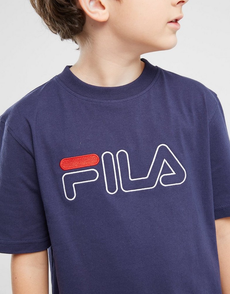 Tricou pentru copii FILA TRICOU FILA PEW NVY FW23JDK001PEWNVY Bleumarin