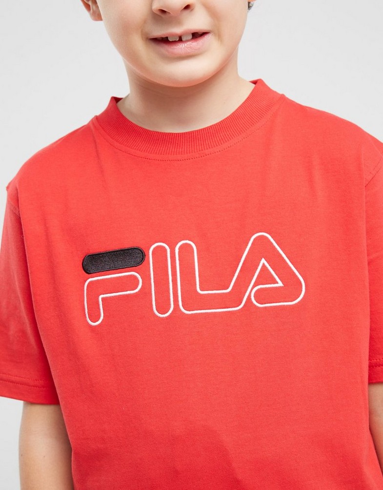 Tricou pentru copii FILA TRICOU FILA PEW RED FW23JDK001PEWRED Bordo