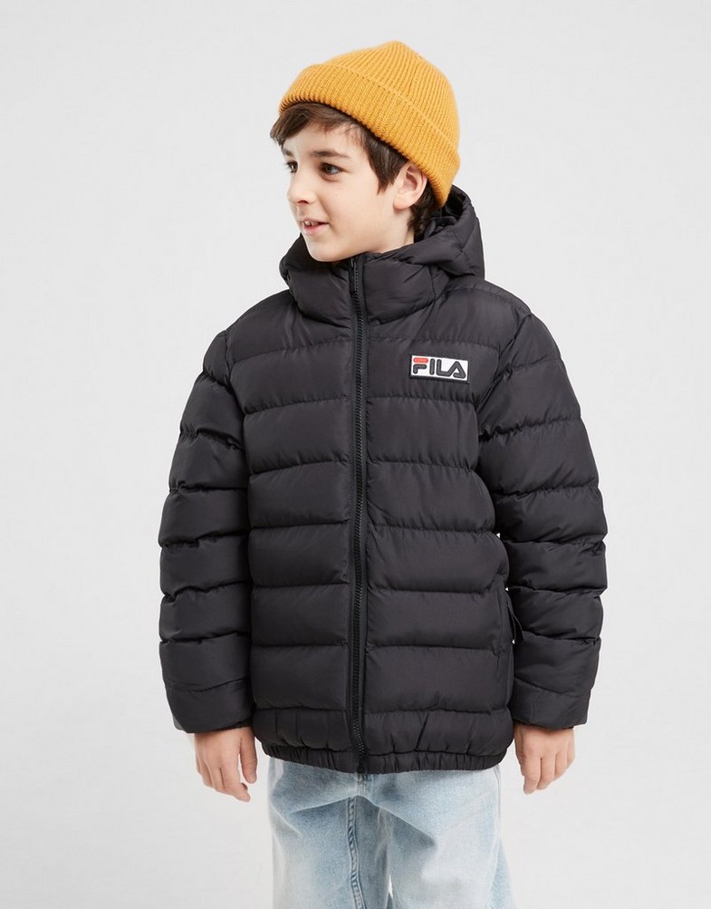 Gyerek kabát FILA KABÁT FILA BRENT BLK FW23JDK005BRENTBLK Fekete