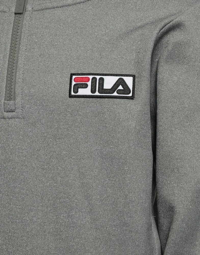 FILA BLUZĂ CU GLUGĂ FILA PLIER GRY FW23JDK006PLIERGRY Gri