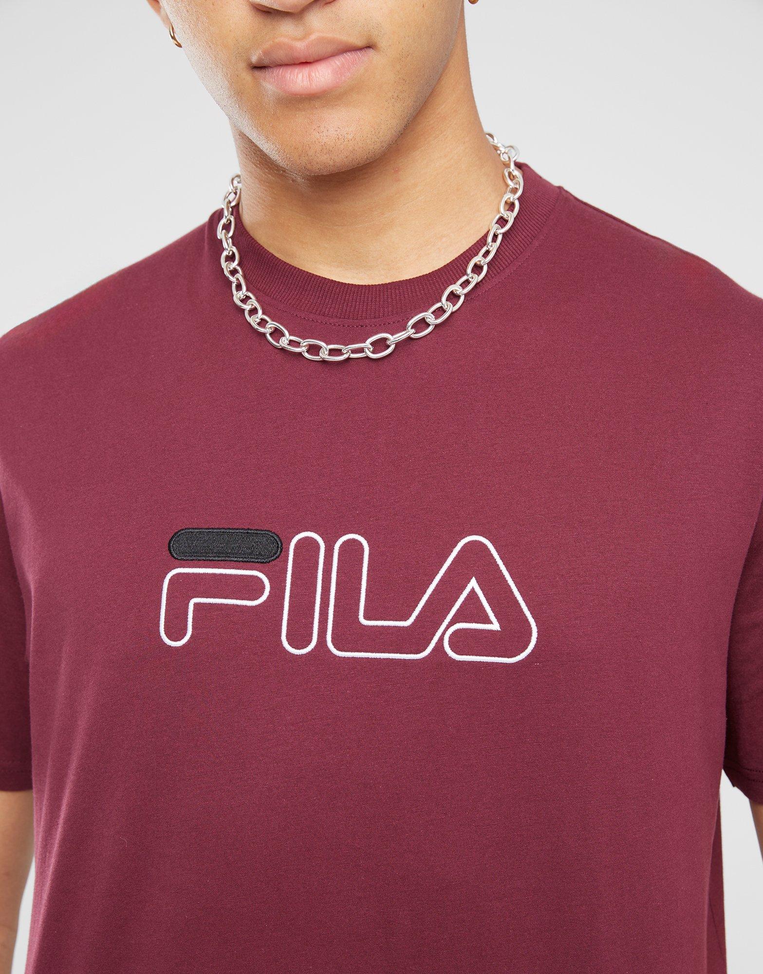 Мъжка тениска FILA ТЕНИСКА FILA ACE RED FW23JDM001ACEBURG Бордо