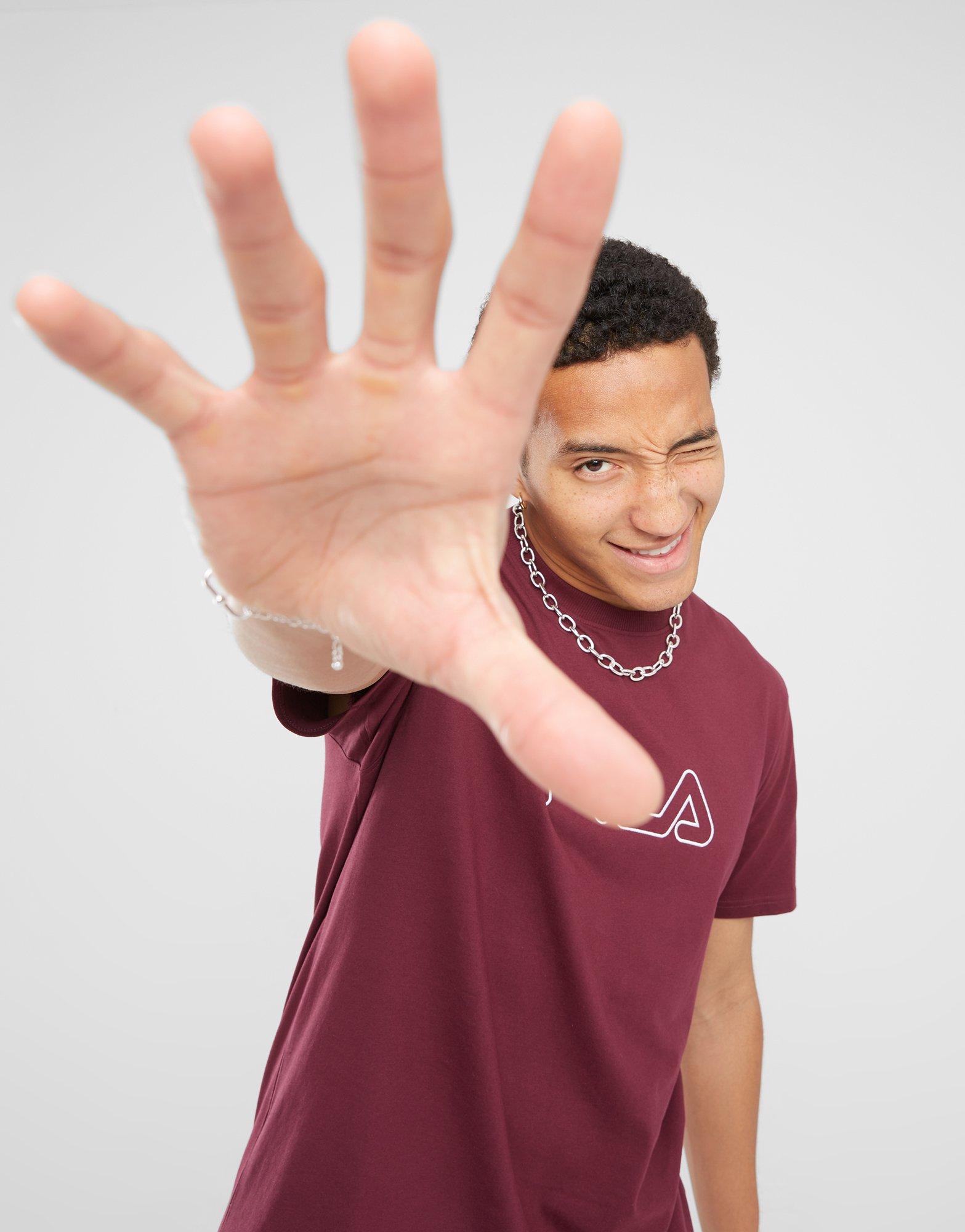 Мъжка тениска FILA ТЕНИСКА FILA ACE RED FW23JDM001ACEBURG Бордо