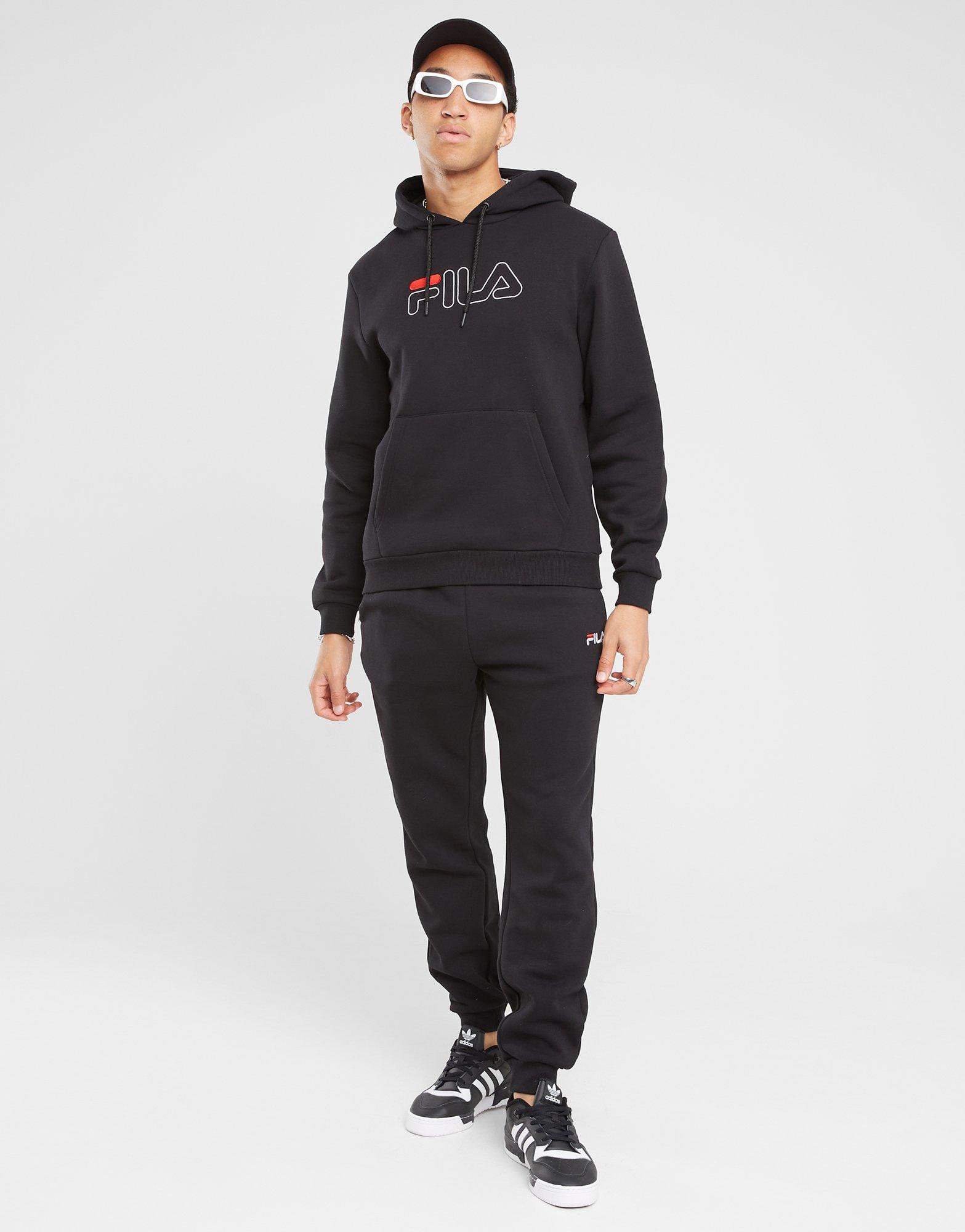 Мъжка блуза FILA СУИТЧЪР С КАЧУЛКА FILA ADIR BLK HOOD FW23JDM002ADIRBLK Черен