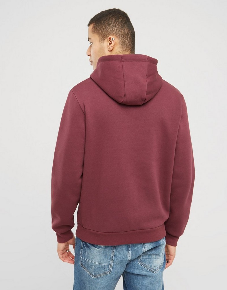 Чоловічі кофти FILA КОФТА З КАПЮШОНОМ FILA ADIR BURG FW23JDM002ADIRBURG Бордовий
