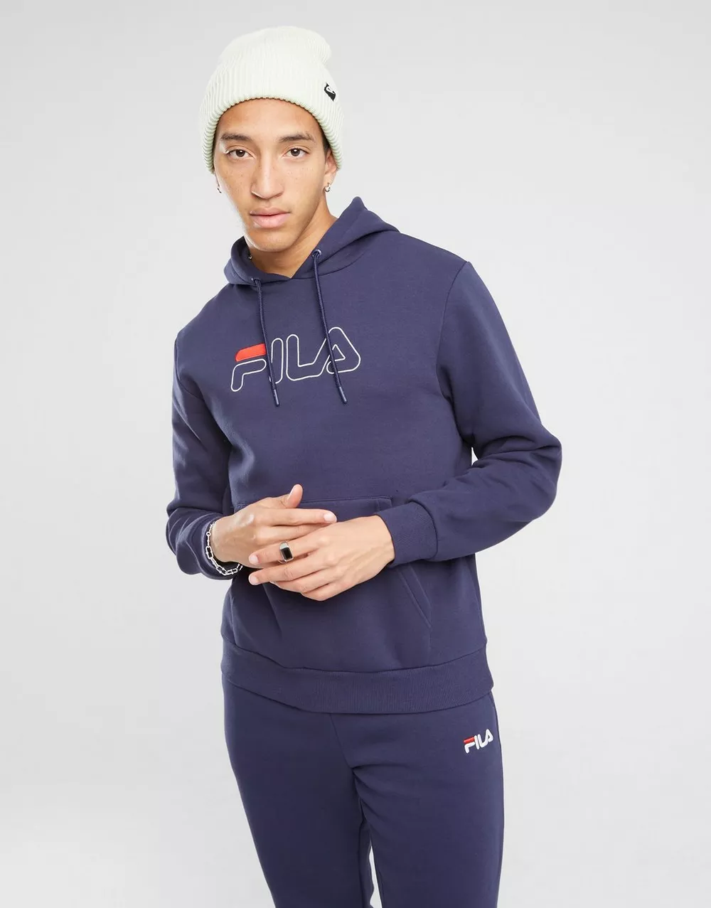 FILA КОФТА З КАПЮШОНОМ FILA ADIR HOOD NVY, фото 1 з 5