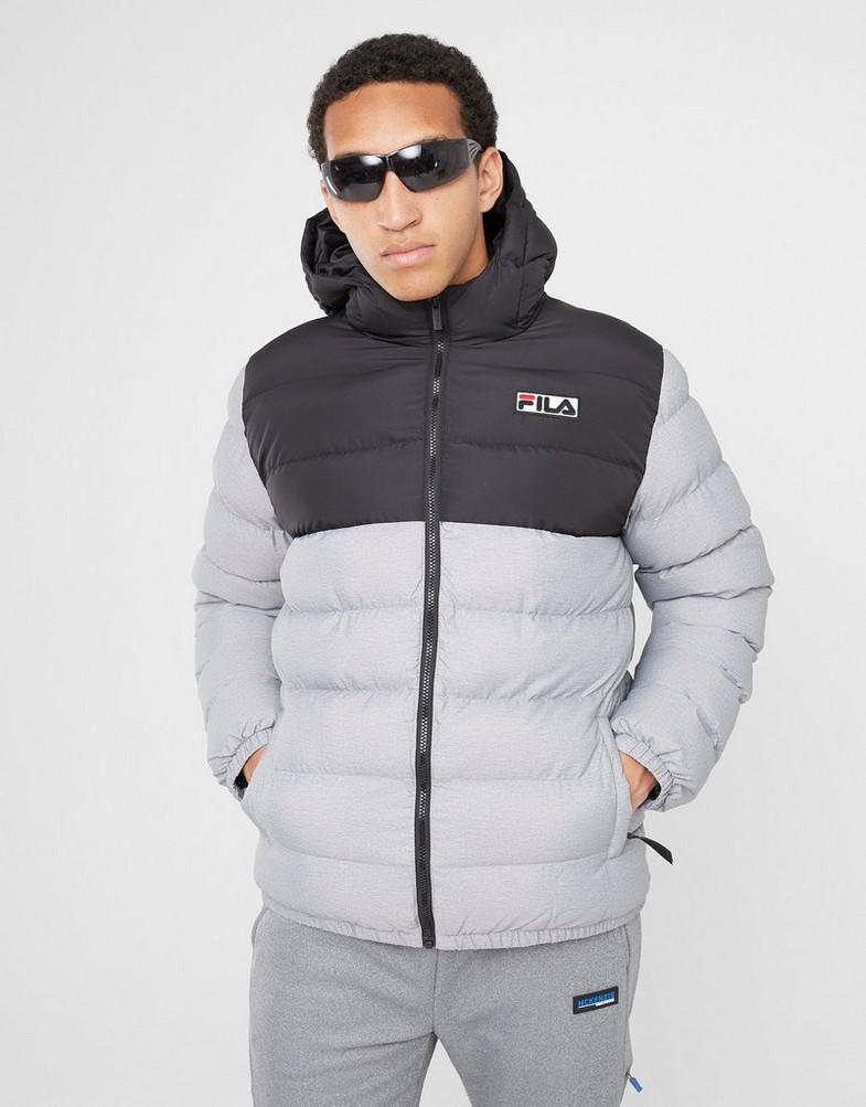 FILA КУРТКА FILA JARED GRY FW23JDM008JAREDGRY Сірий