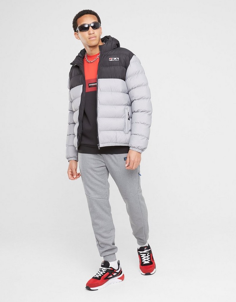 FILA КУРТКА FILA JARED GRY FW23JDM008JAREDGRY Сірий
