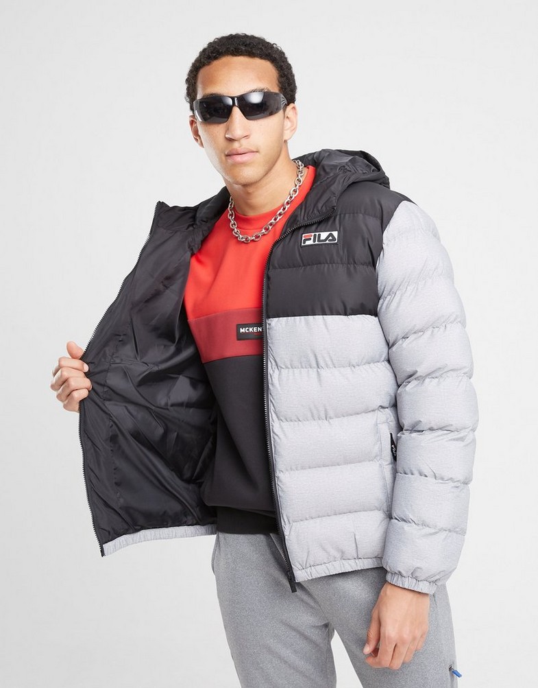 FILA КУРТКА FILA JARED GRY FW23JDM008JAREDGRY Сірий