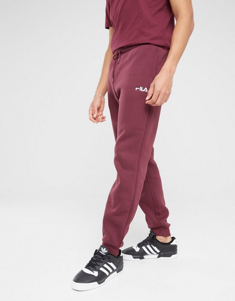 FILA SPODNIE FILA BROKE RED FW23JDM009335 Bordowy
