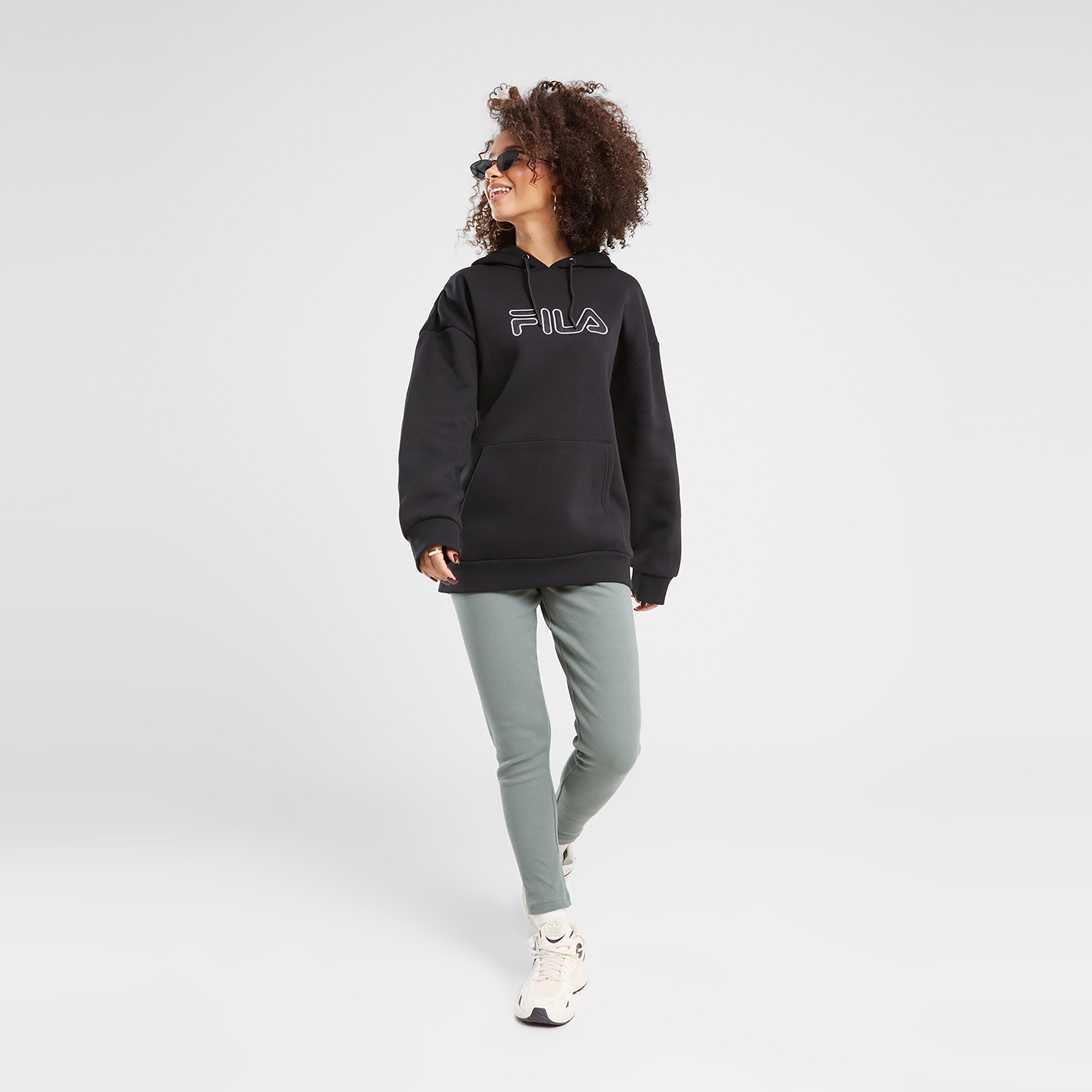 Bluză pentru femei FILA BLUZĂ CU GLUGĂ FILA KYLEIGH BLK