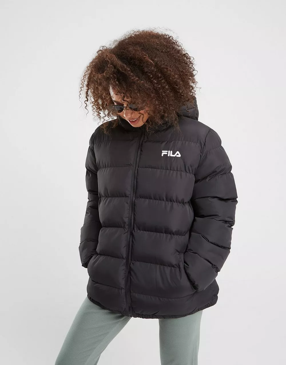 FILA КУРТКА FILA KORA BLK, фото 1 з 4