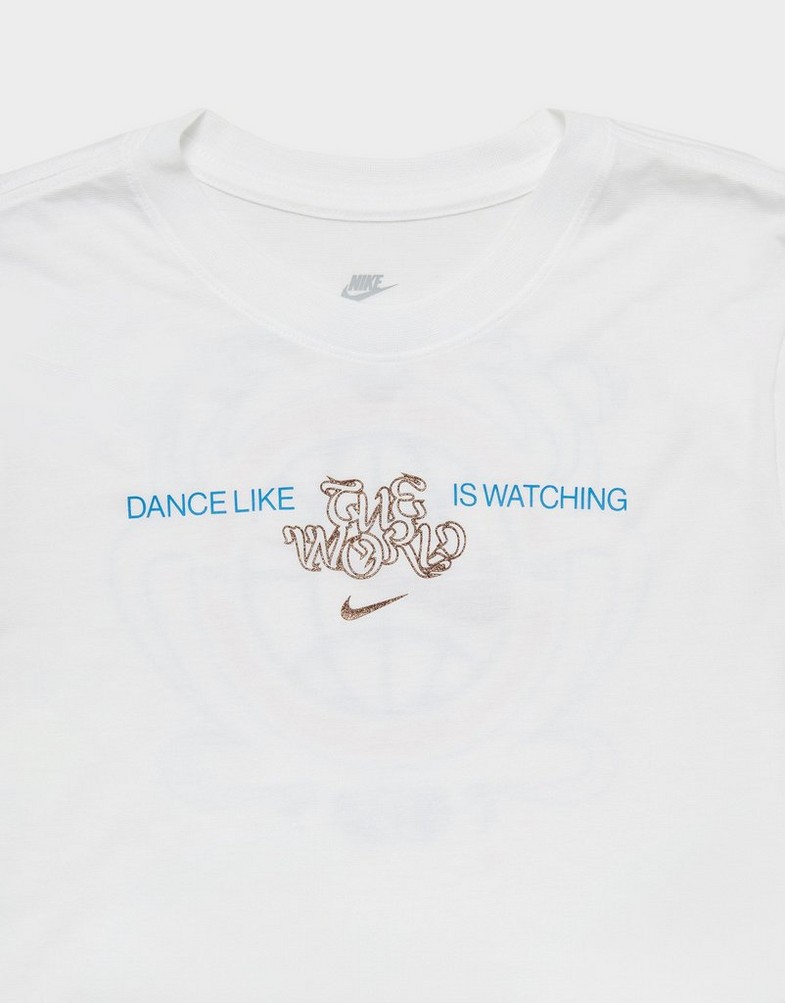 Női póló NIKE PÓLÓ W NSW TEE DANCE SS OLY FZ0403-100 Fehér