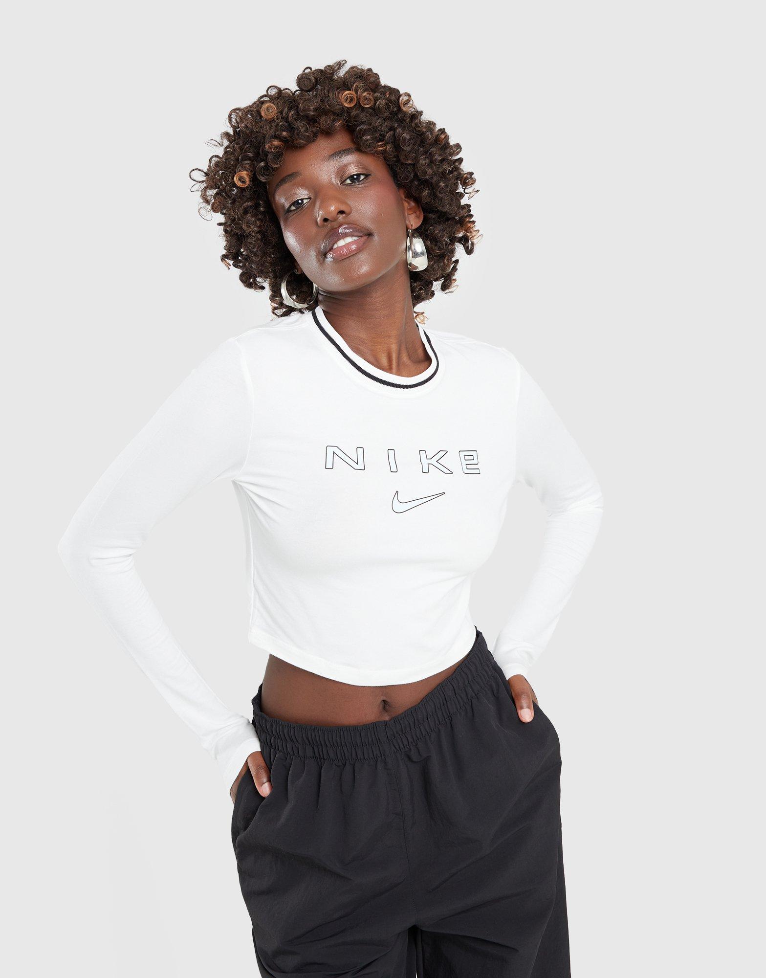 Nike Tričko W Nsw Ls Slim Crp Tee Oc