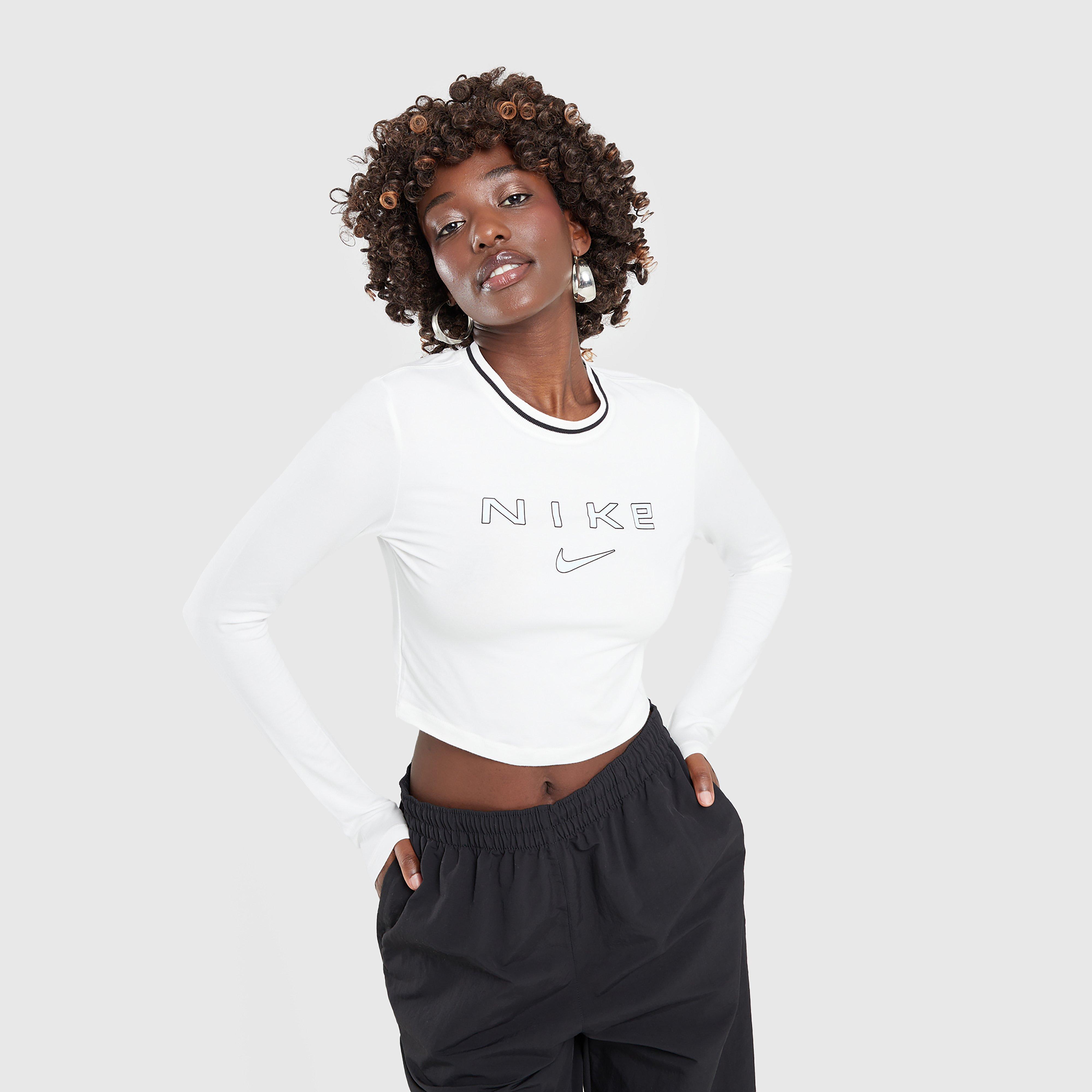 Tricou pentru femei NIKE TRICOU W NSW LS SLIM CRP TEE OC