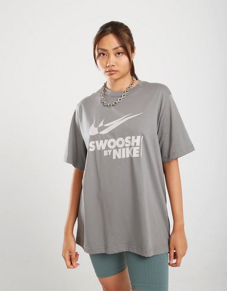 Koszulka, t-shirt damski NIKE T-SHIRT W NSW TEE BF GLS FZ4634-029 Szary