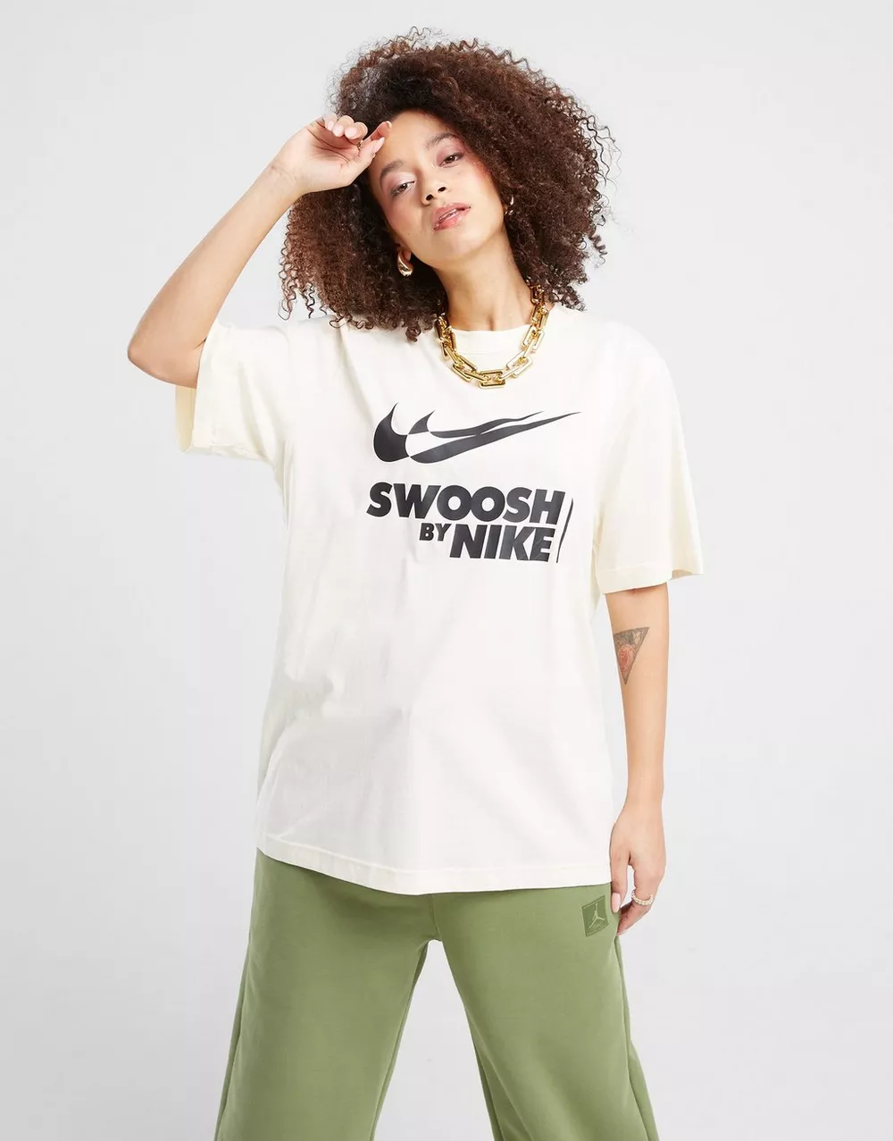 NIKE ФУТБОЛКА W NSW TEE BF GLS GYM LIFE, фото 1 з 4