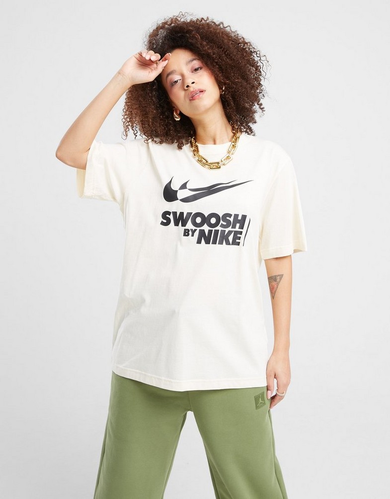 Női póló NIKE PÓLÓ W NSW TEE BF GLS GYM LIFE FZ4634-113 Bézs