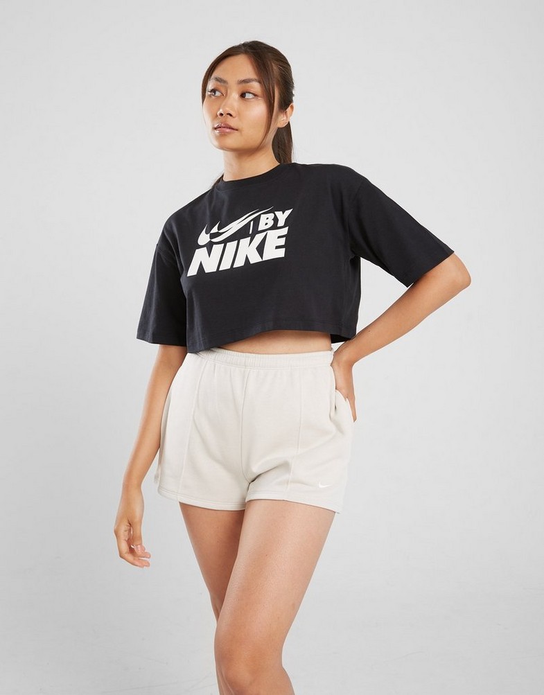 Жіночі футболки NIKE ФУТБОЛКА W NSW CROP TEE GLS FZ4635-010 Чорний