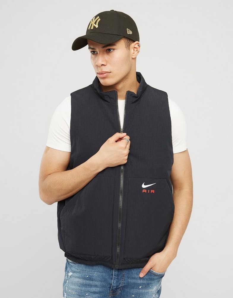 Vestă pentru bărbați NIKE VESTĂ M NSW SW AIR TF INSLTD VEST WV FZ4697-010 Negru