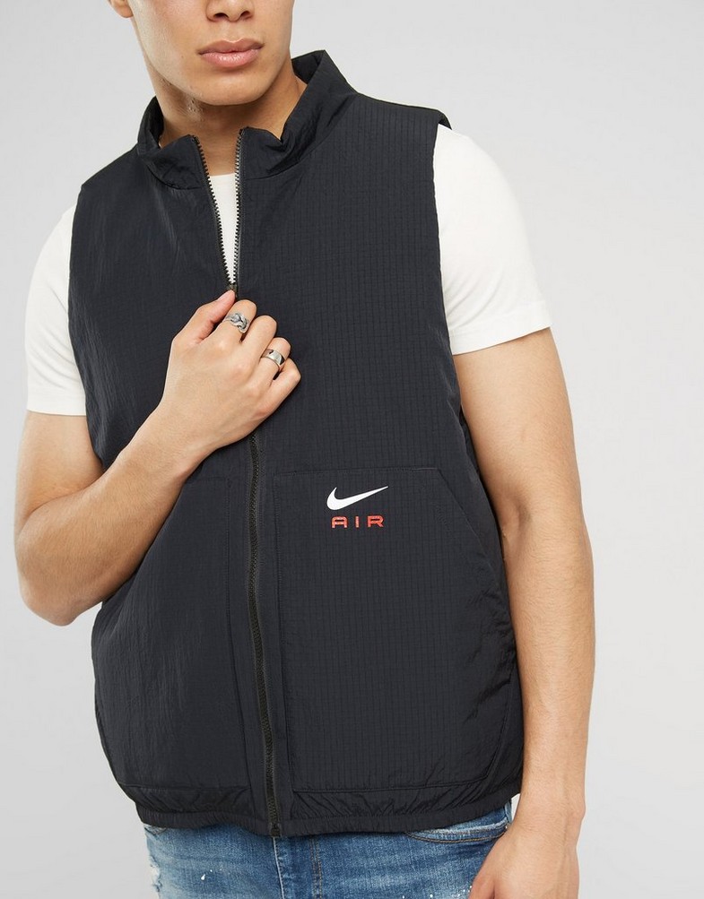Vestă pentru bărbați NIKE VESTĂ M NSW SW AIR TF INSLTD VEST WV FZ4697-010 Negru