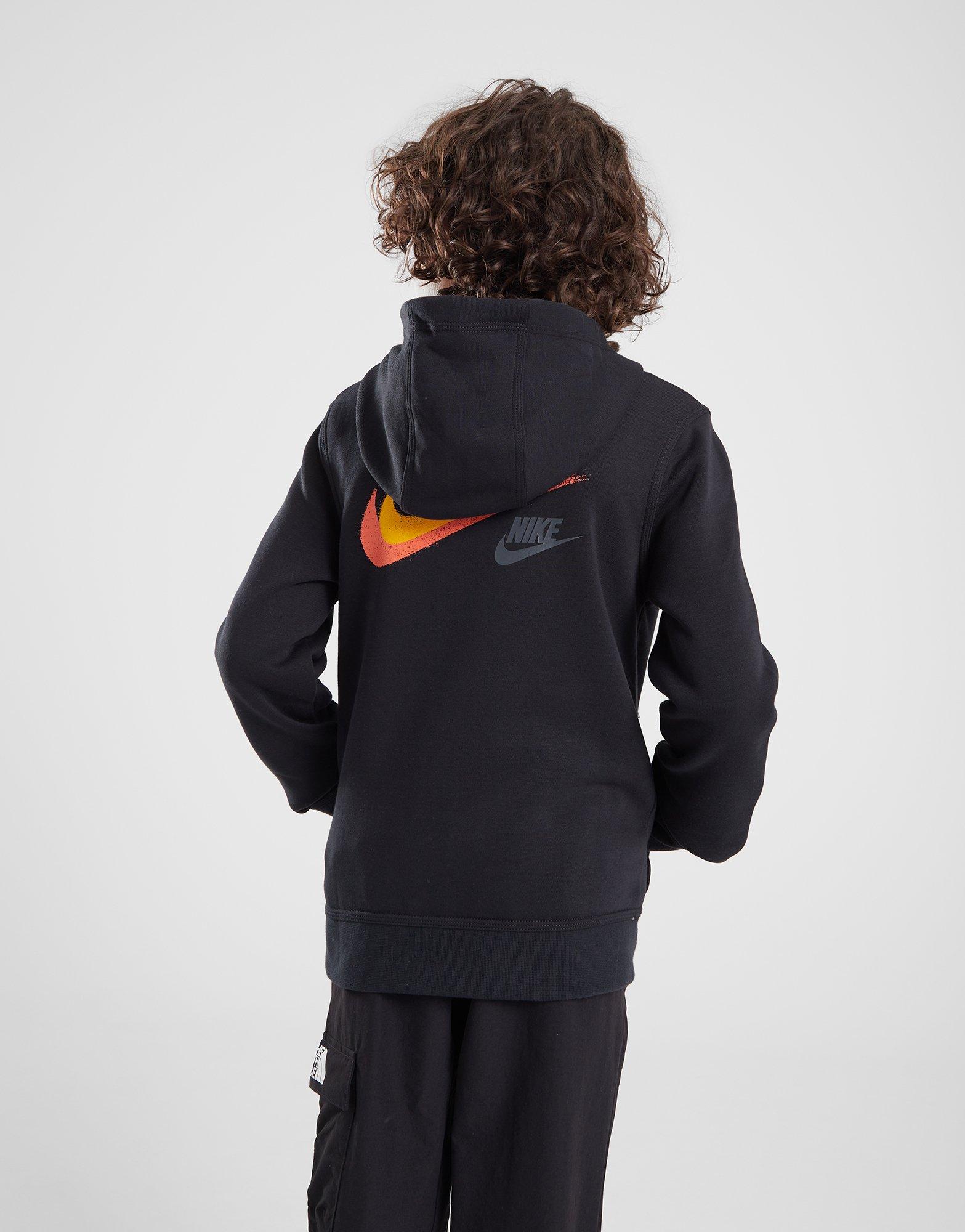Gyerek pulóver NIKE PULÓVER KAPUCNIS B NSW SI FLC FZ HOODY BB B FZ4716-010 Fekete