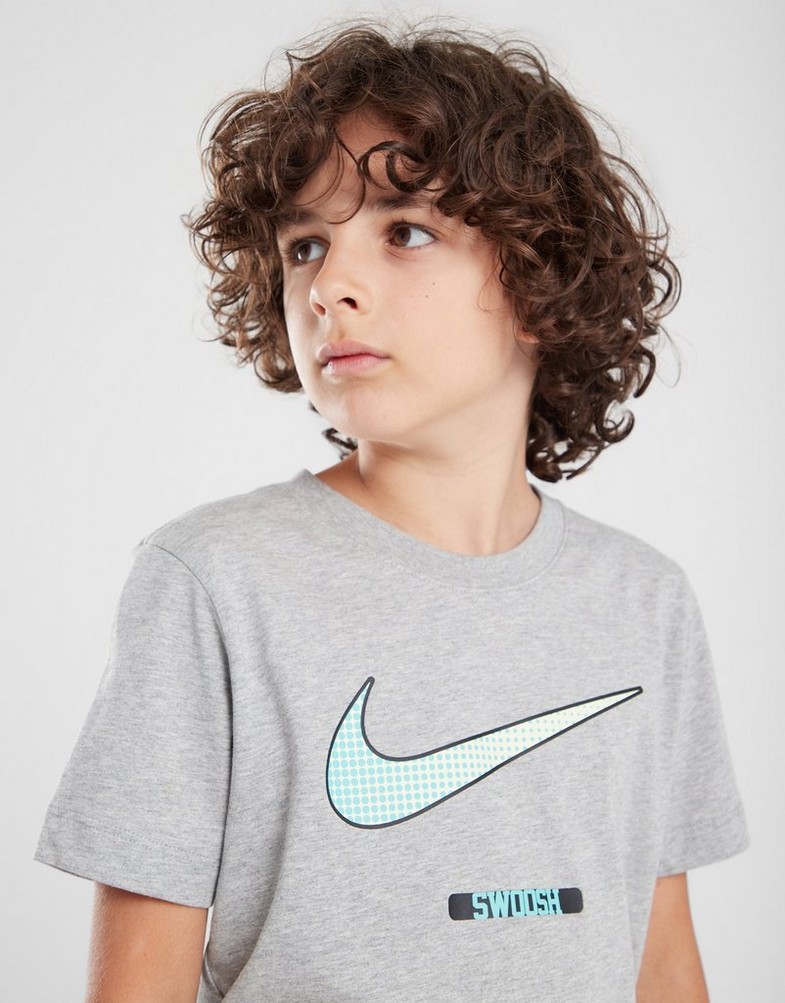 Дитячі футболки NIKE ФУТБОЛКА BRNDMRK2 TEE DGH B FZ5133-063 Сірий